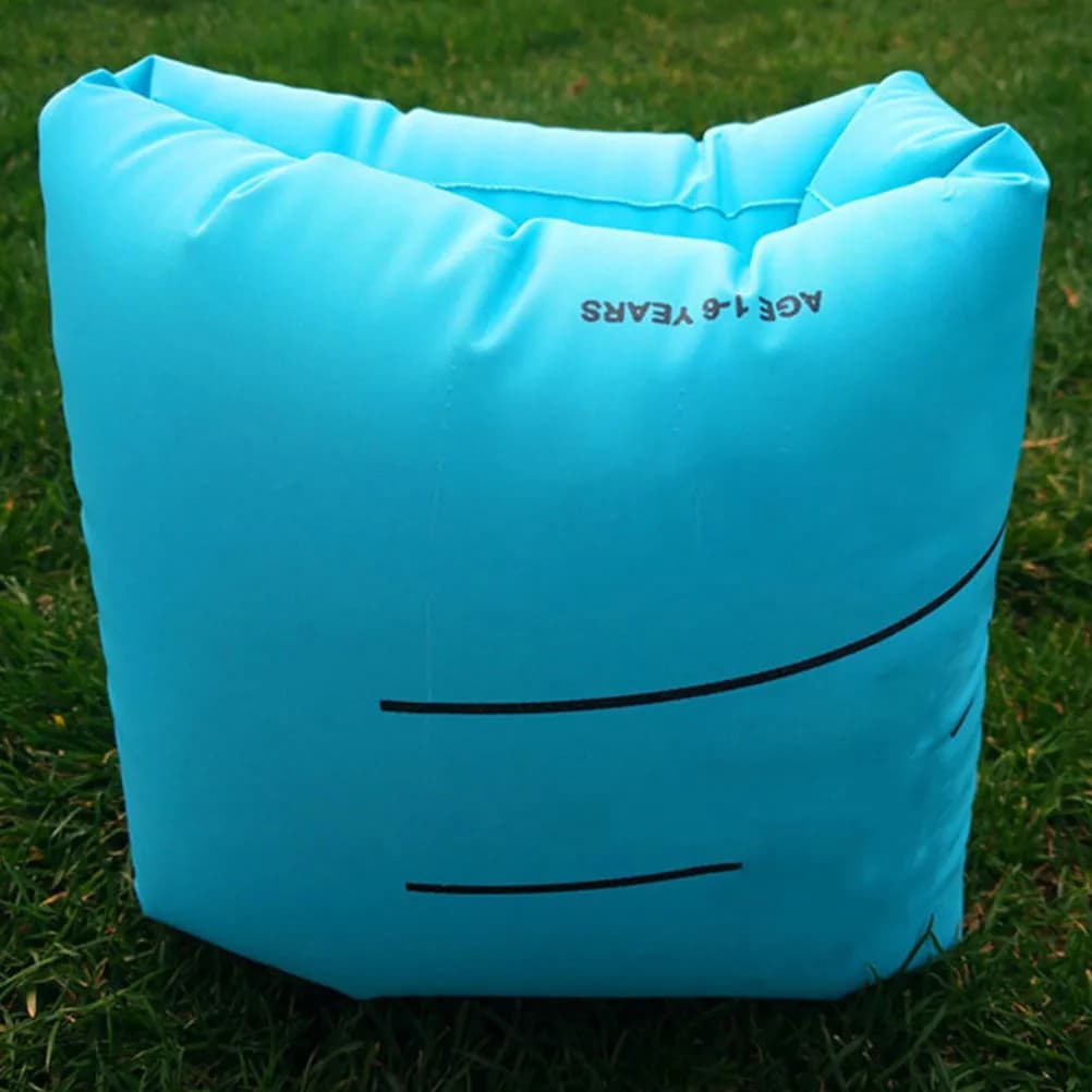 2Pairs Durable Inflatable Arm Float Tubes Swimming Sleeves Floating Rings Safety Gear Swim Training Tools Arm Floaties