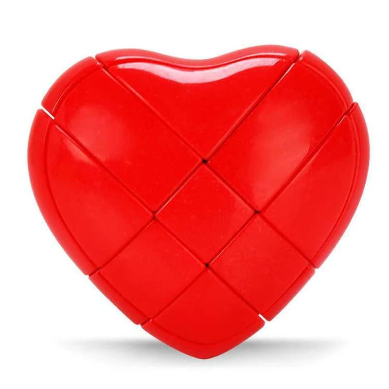 YJ Cubi di velocità a forma di cuore 3X3X3 Rompicapo Puzzle educativo Giocattoli per bambini Regali per bambini Cubo Magique Envбик рубика