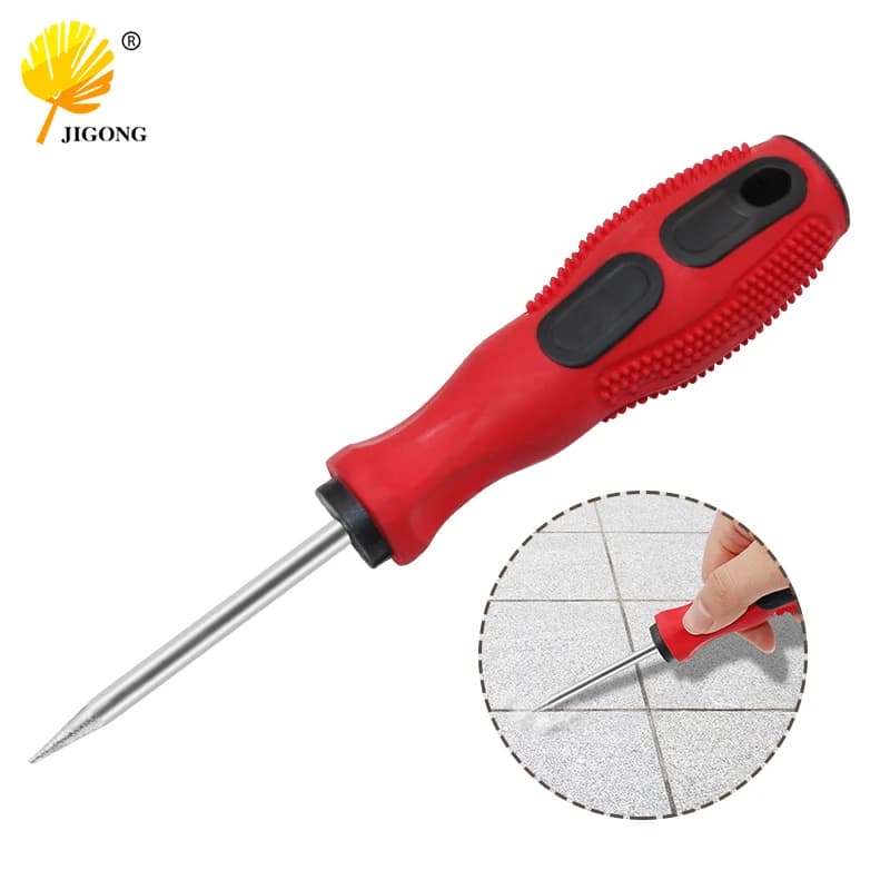 Punteruolo Strumento con manico a cono dritto Punteruolo Cucitura a mano Strumento con ago conico Forniture per cucito artigianale Strumento per la pulizia delle cuciture delle pareti del pavimento