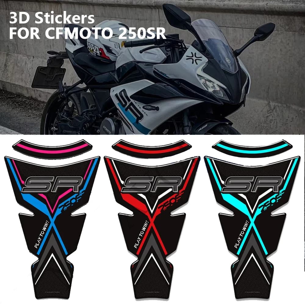 For CFMOTO CF MOTO 250SR 250 SR Motorcycle Accessories Tank Pad Side Handles Gas Oil Fuel Knee Protection Stickers decals