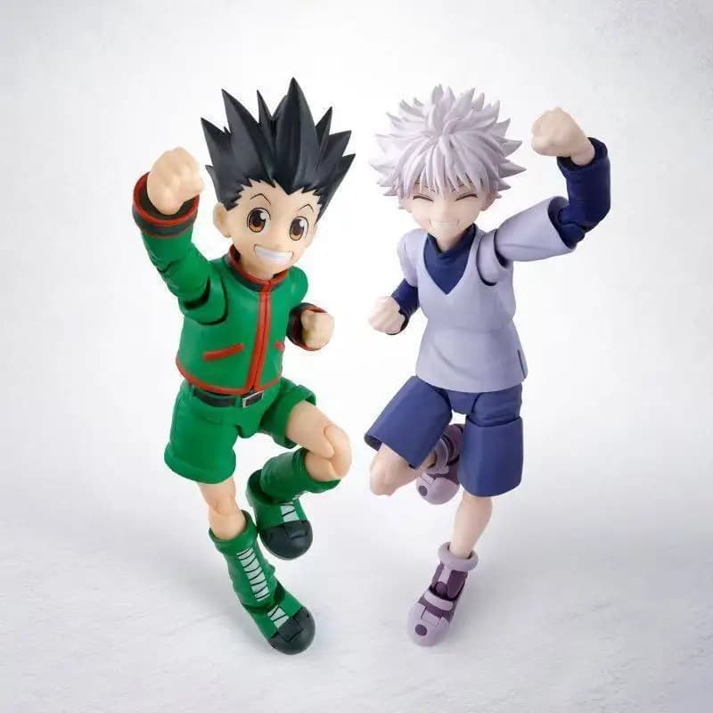 Nuova Action Figure Articolata SHF di Killua Zoldyck da Hunter X Hunter, Modello da Collezione in Scatola per Appassionati di Anime