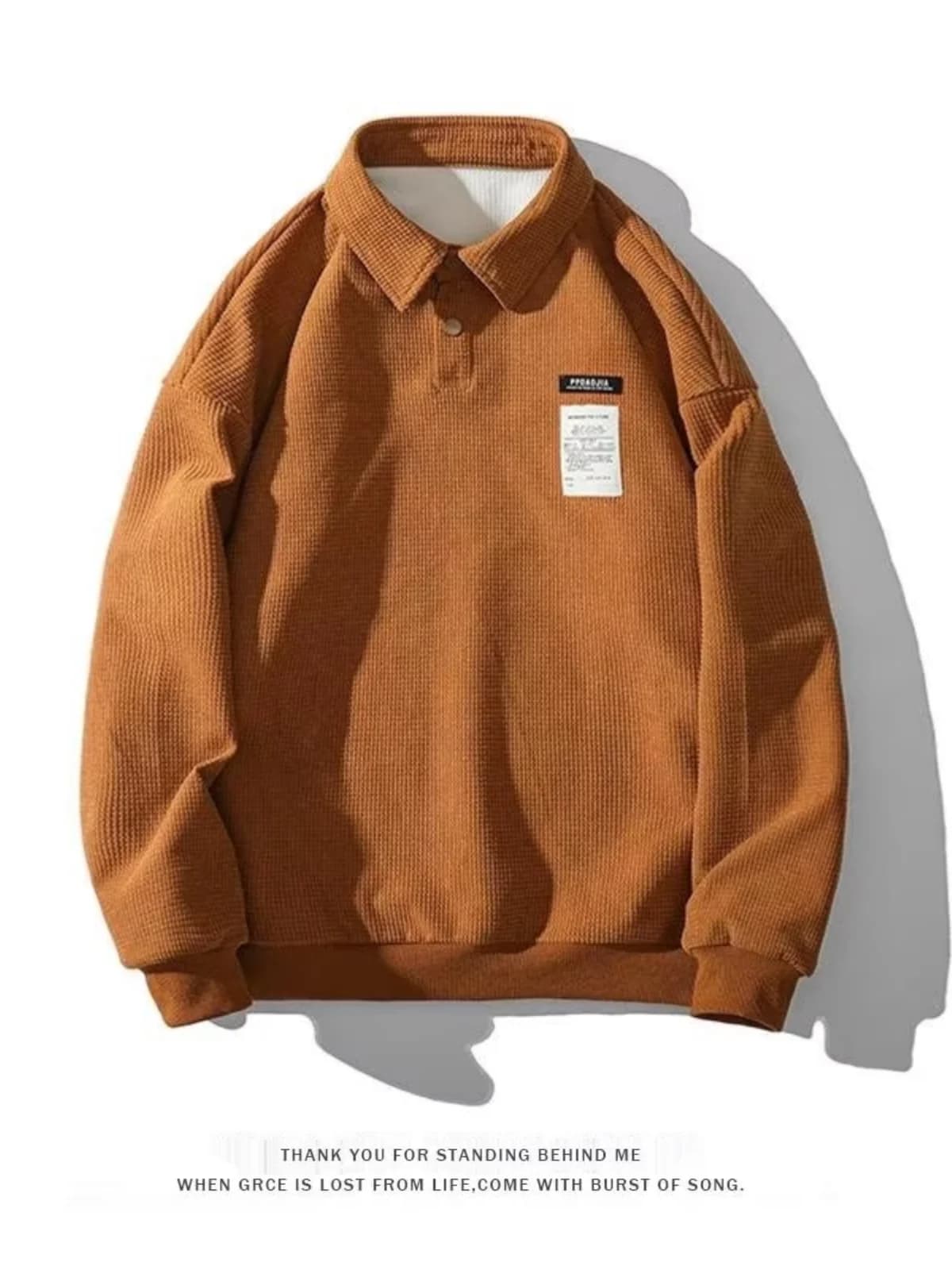 Felpa con Cappuccio da Uomo Oversize, Maniche Lunghe, Stampa Cartoon, Casual, Autunnale, alla Moda, Trendy