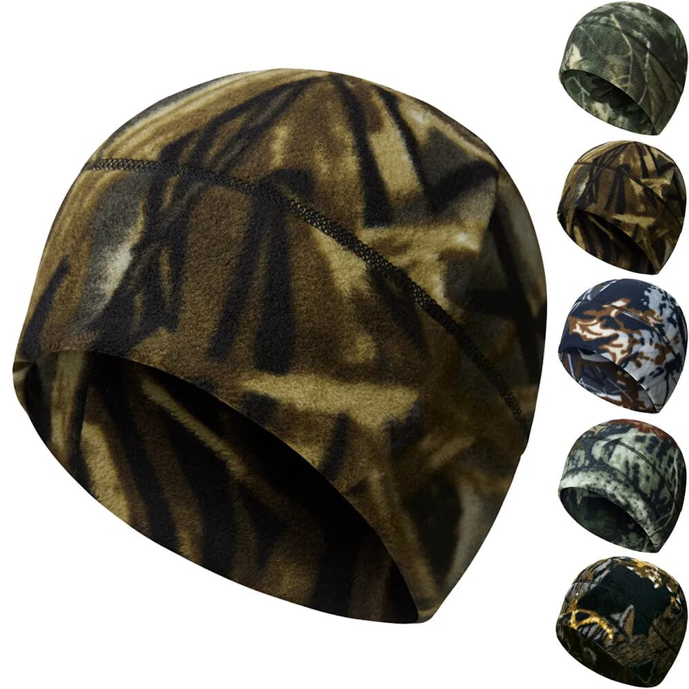 Hot winter cap with skull Beret in soft fleece Thick anti-wind hat for watch Outdoor skiing Hot color for man Woman