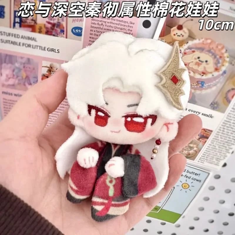 Portachiavi con Ciondolo Anime Cartoon Love and Deepspace Sylus 10cm, Accessorio per Zaino, Ornamento, Regalo di Natale