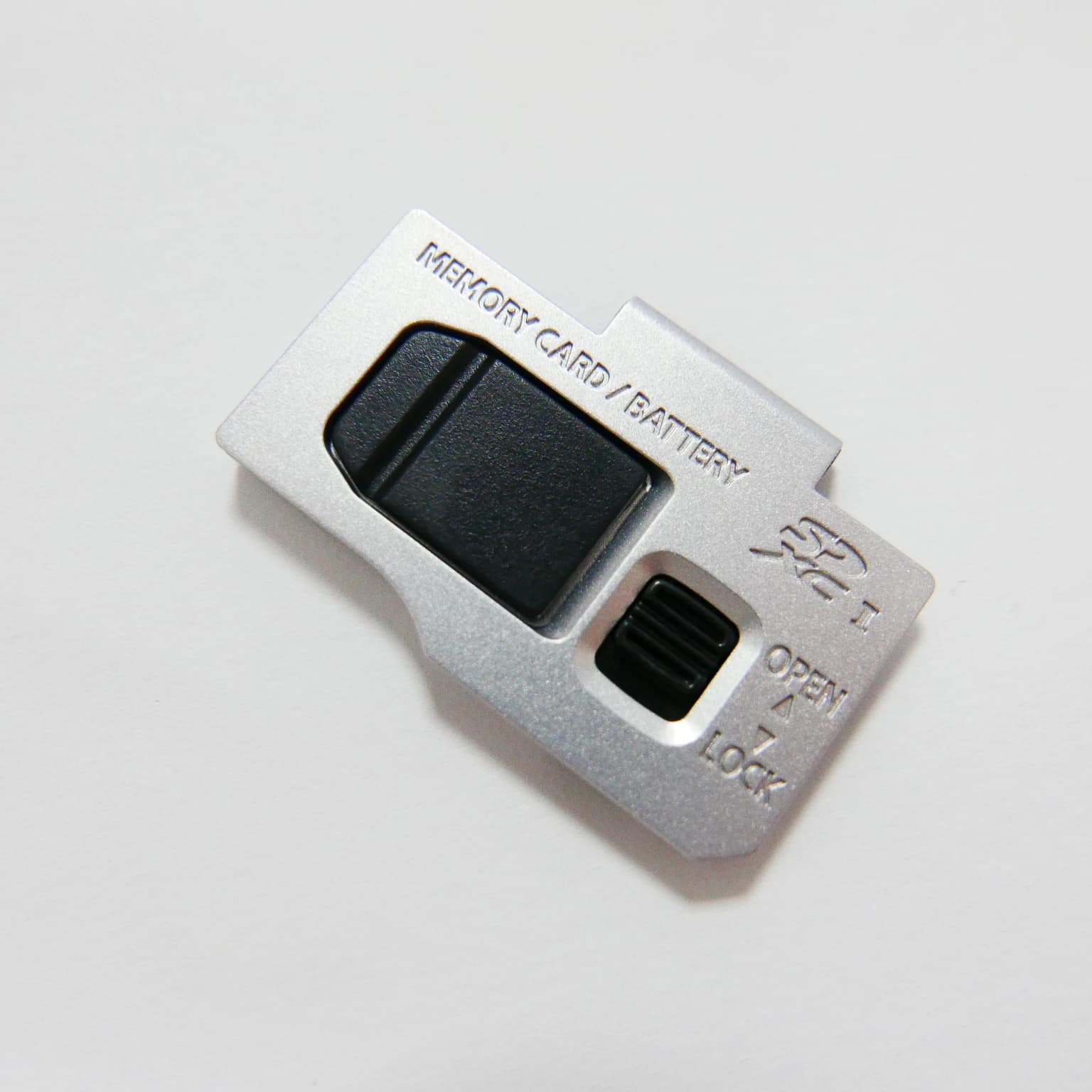 Per Panasonic Lumix DC-GX9 Porta batteria Coperchio porta batteria (Argento) Parti di riparazione della fotocamera