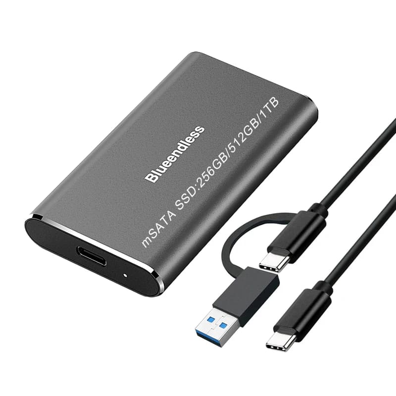 Dischi rigidi esterni SSD portatili USB3.0 SSD USB3.1 tipo C tipo C SSD da 256 GB 512 GB 1 TB per telefono Android desktop