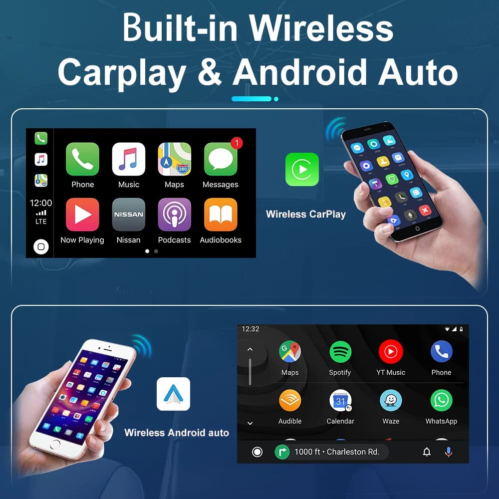 Android 15 For Peugeot 407 2004 - 2011 Car video Carplay GPS Auto Radio Screen Navigation 5G Wifi Stereo Video Unit DVD No 2 din