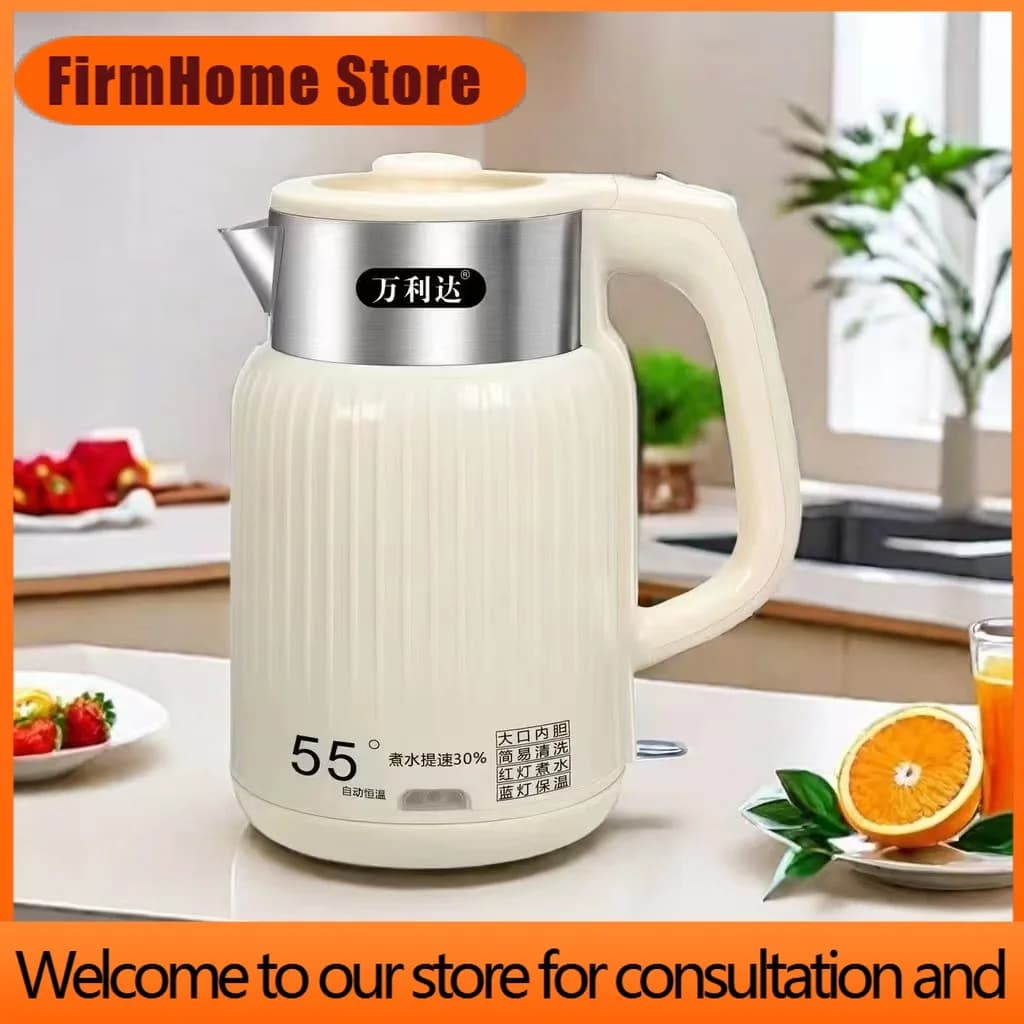 FirmHome StoreIntelligent Constant Temperature Electric Kettle 1500w Stainless Steel Electric Kettle Household 1.8L Portable Ele