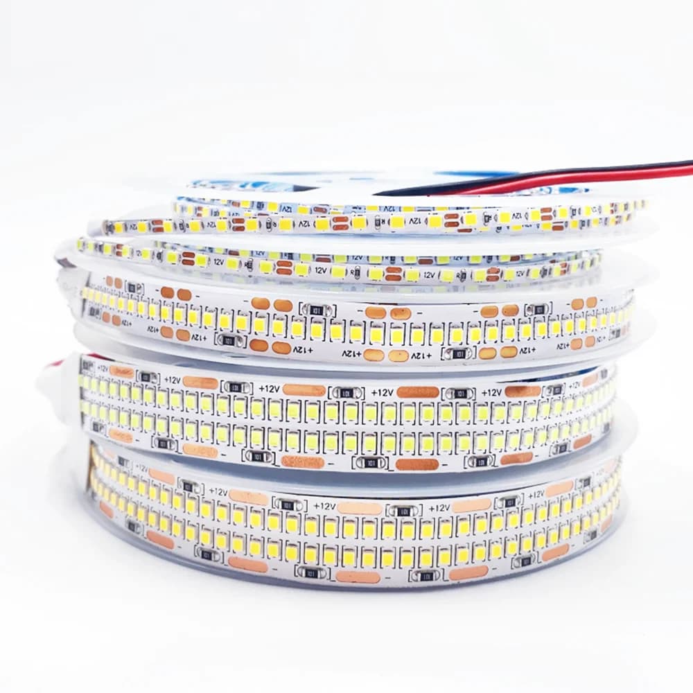 Strisce luminose a LED Utral Doppia fila 624 LED Diodo a nastro flessibile 312 LED IP20 NO Strisce luminose per lampade impermeabili DC12V 5 m