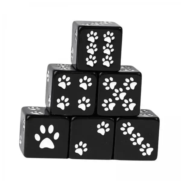 Set di Dadi da Gioco in Acrilico D6 16mm, Dadi per Giochi da Tavolo e di Ruolo, per Avventure Tabletop