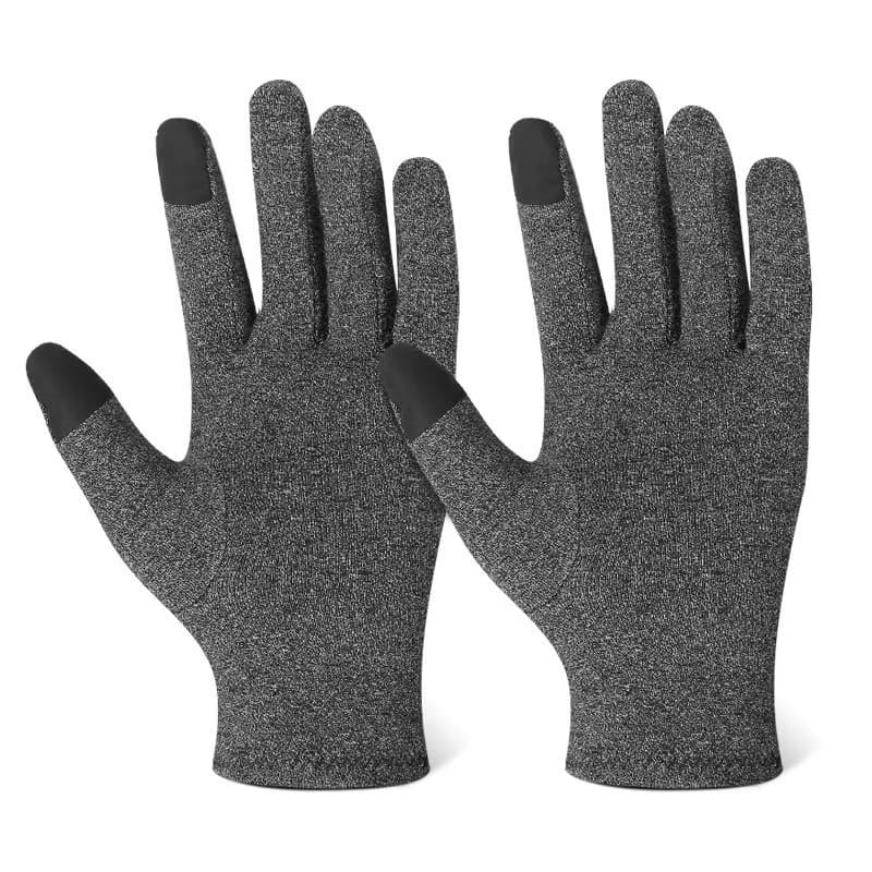 Touch Screen Compression Gloves for Arthritis Full Finger Anti-Slip Pressure Gloves for Men Women Daily Work Support Pain Relief
