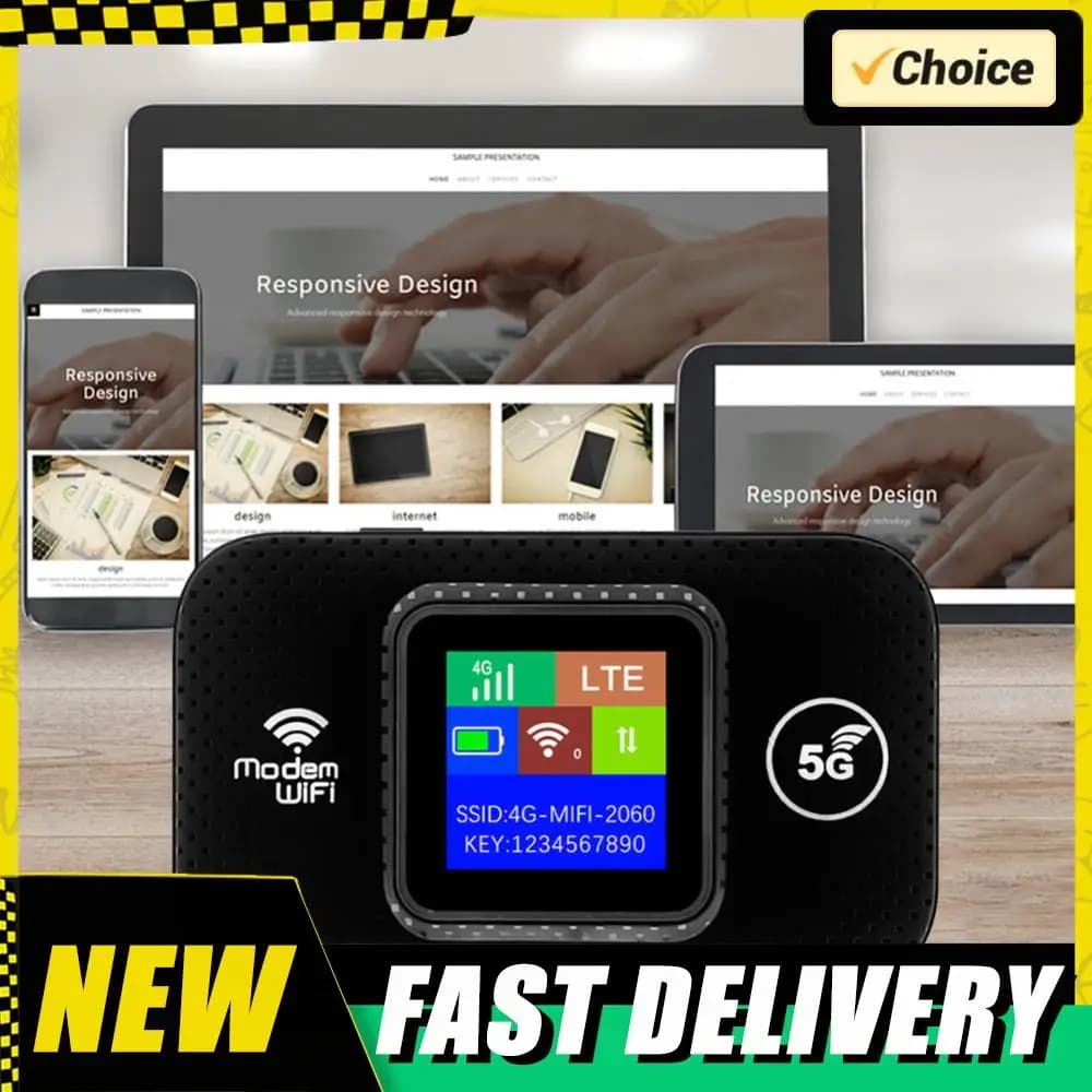 4G LTE Wireless Internet Router WiFi Wireless Hotspot 150Mbps Portable WiFi Device Plug Play Router WiFi Smart for Travel