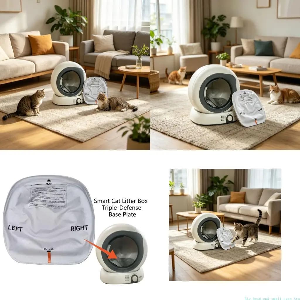 581C Waterproof Cats Litter Mat Replacement Removable Pad For Automatic Litter Box