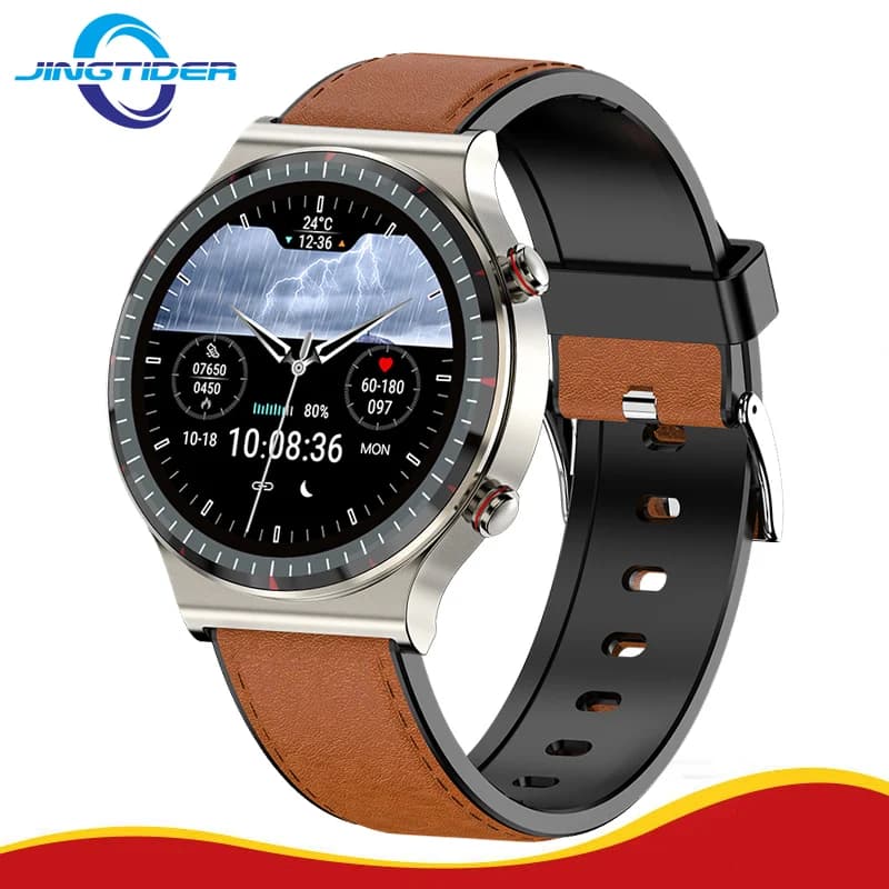 G08 Grado medico ECG PPG Smartwatch Uomo Donna Fitness Tracker Temperatura corporea Frequenza cardiaca Monitoraggio della pressione arteriosa Smart Watch