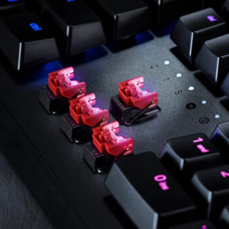 J78A Razer Interruttori ottici rossi Interruttore hot swap per Razer Huntsman Elite Interruttori tastiera meccanica da gioco 4 pezzi