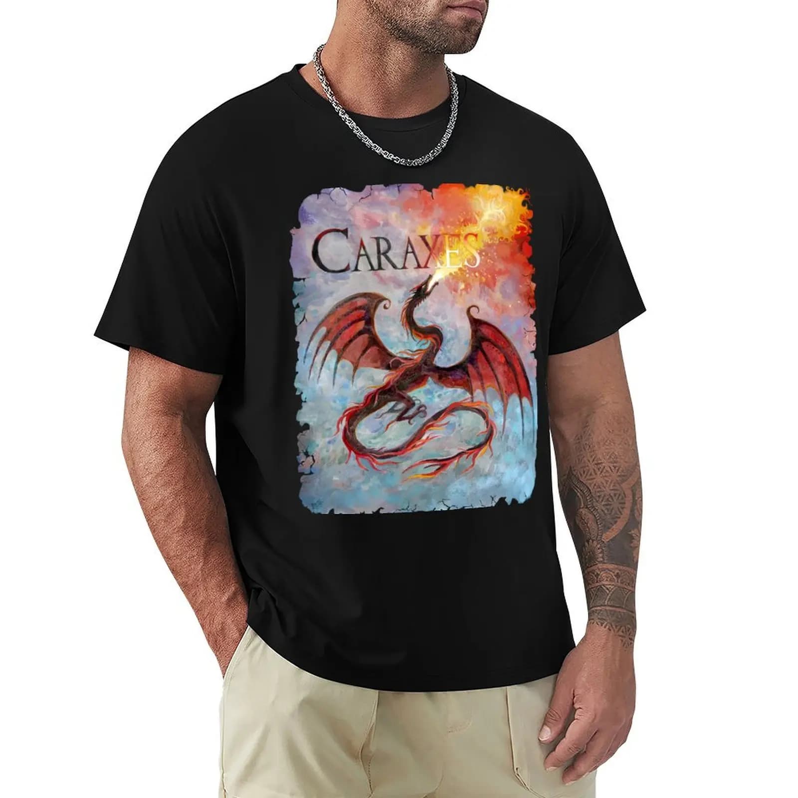 Dragon Caraxes T-Shirt Holiday All Match T-Shirt