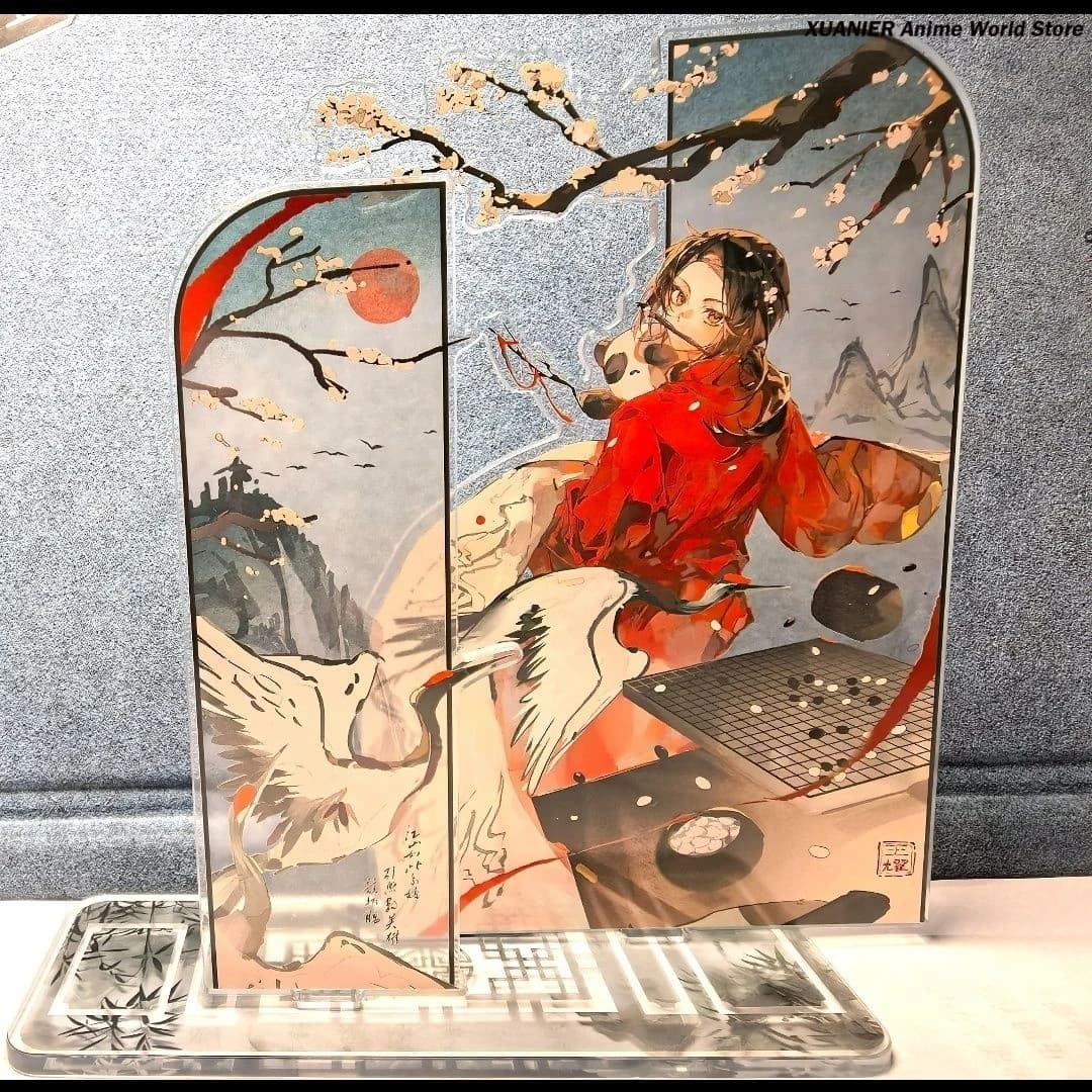 Anime Axis Powers Hetaria Wang Yao Acrilico Desktop Ornament Stand Modello Figura Cosplay Decor