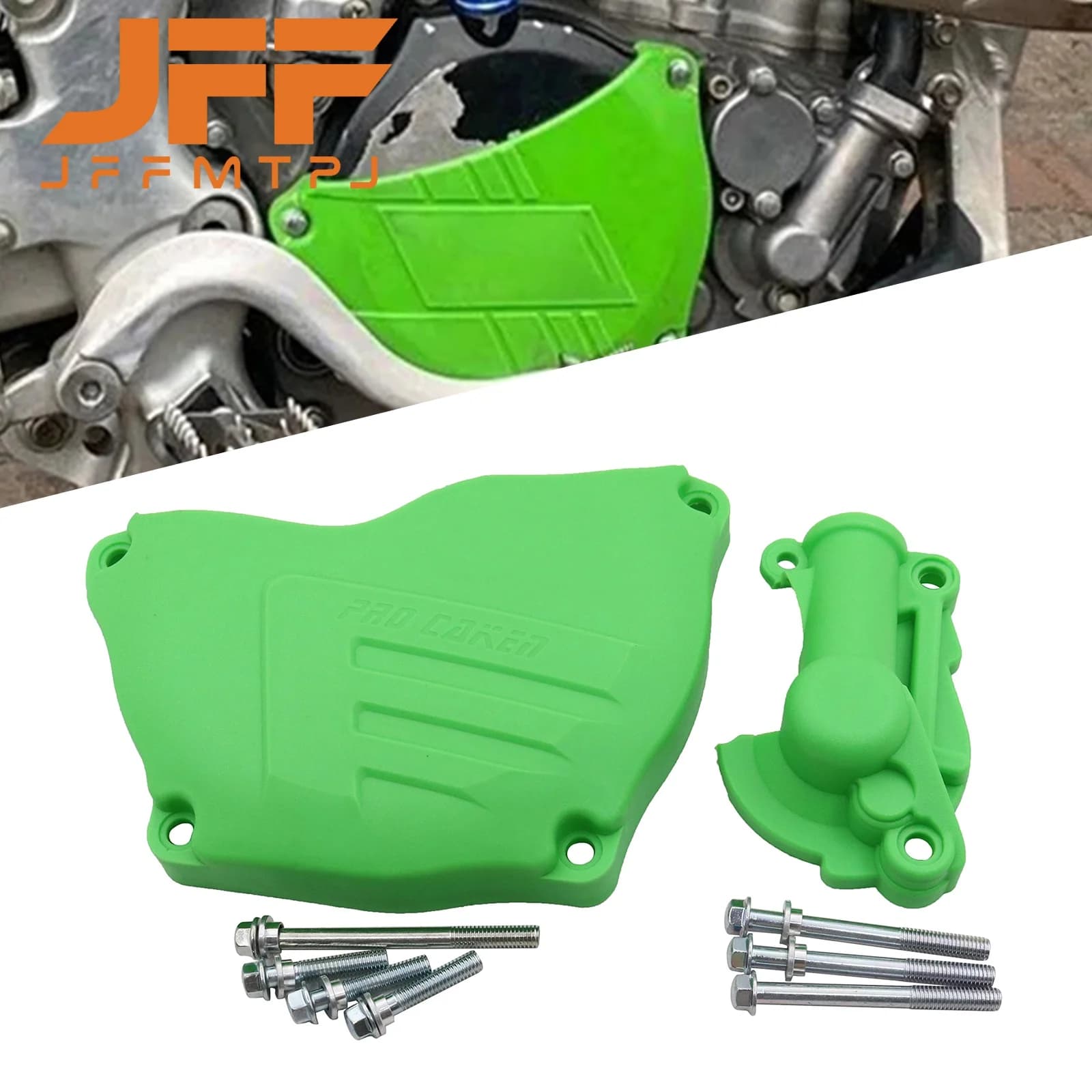 Motore del motociclo Protezione Frizione Coperchio di Protezione Della Pompa Acqua Per Kawasaki KX250F KX 250 250F 2004-2016 2009-2017 Dirt Bike