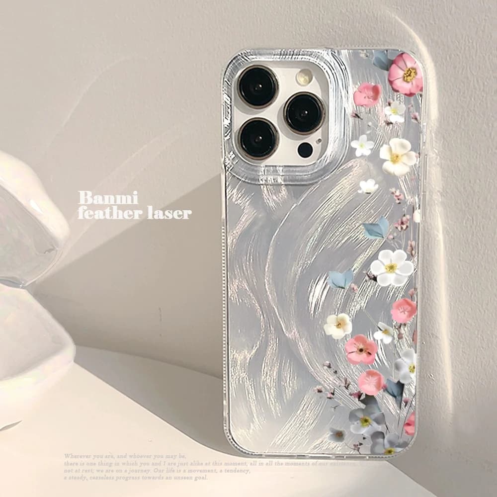 Custodia per iPhone 17 15 16 14 Pro Max Plus con motivo a fiori di giglio rosa, compatibile anche con iPhone 13 11 12 ProMax XS XR XS 7 8 Plus 16E