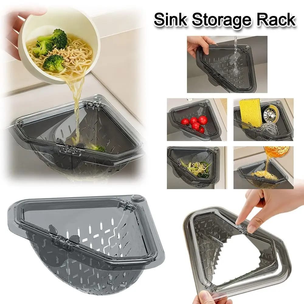 Separate Anti-leak Sink Drain Basket Detachable Openable Bottom Cover Filter Quickly Food Waste Filter Basket Magnetic