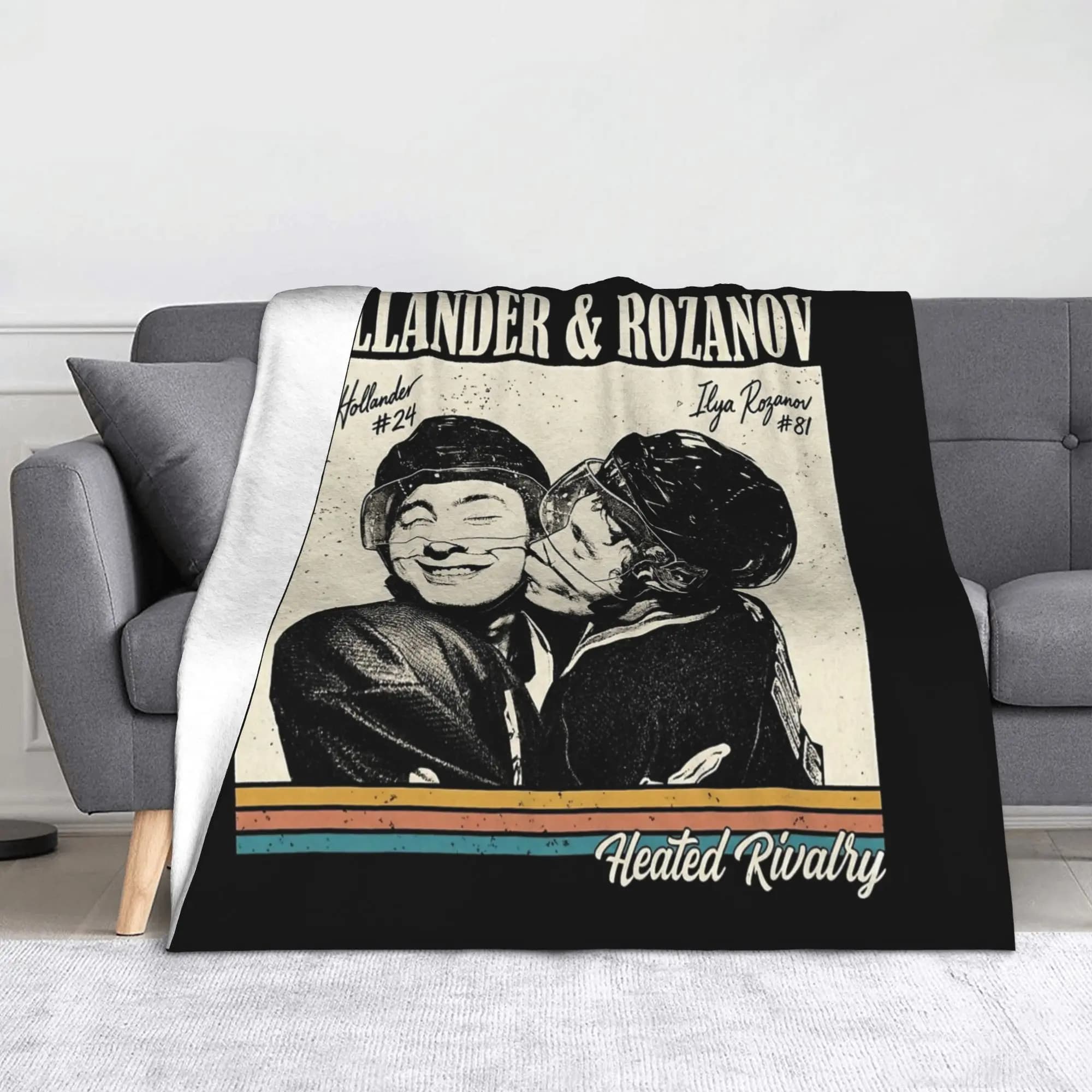 Coperte Riscaldate Hollander & Rozanov in Flanella Primavera/Autunno, Coperta Multifunzione Calda per Divano e Camera da Letto