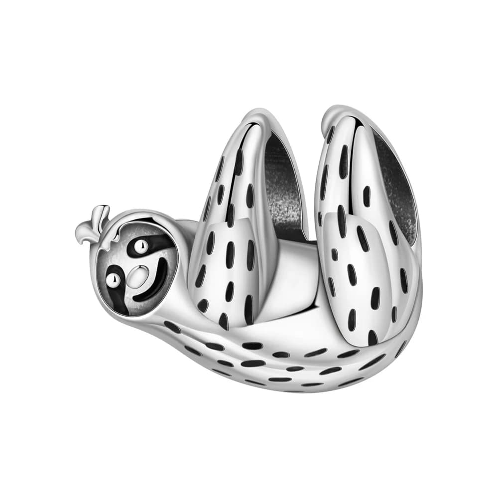 Pendant Charm Bead 925 Sterling Silver Simple Sloth Pendant Beads Fit Original Bracelet for Jewelry Making Valentine's Day gift