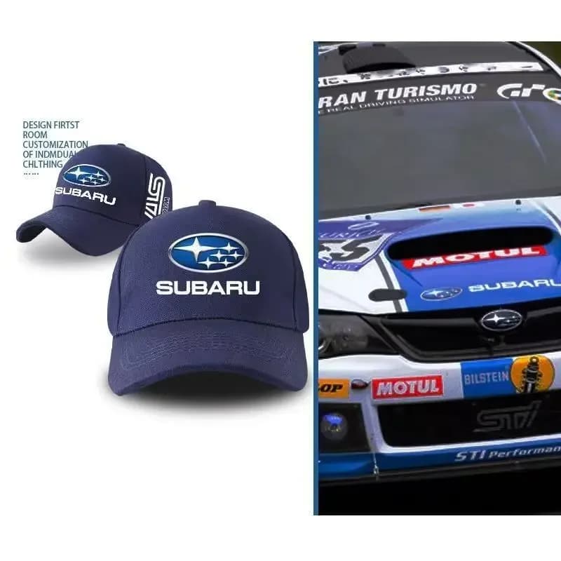 Subaru Printed STI Sports Car Baseball Hat Racing Modification JDM4S Car Store Outdoor Multi functional Sunshade Baseball Hat