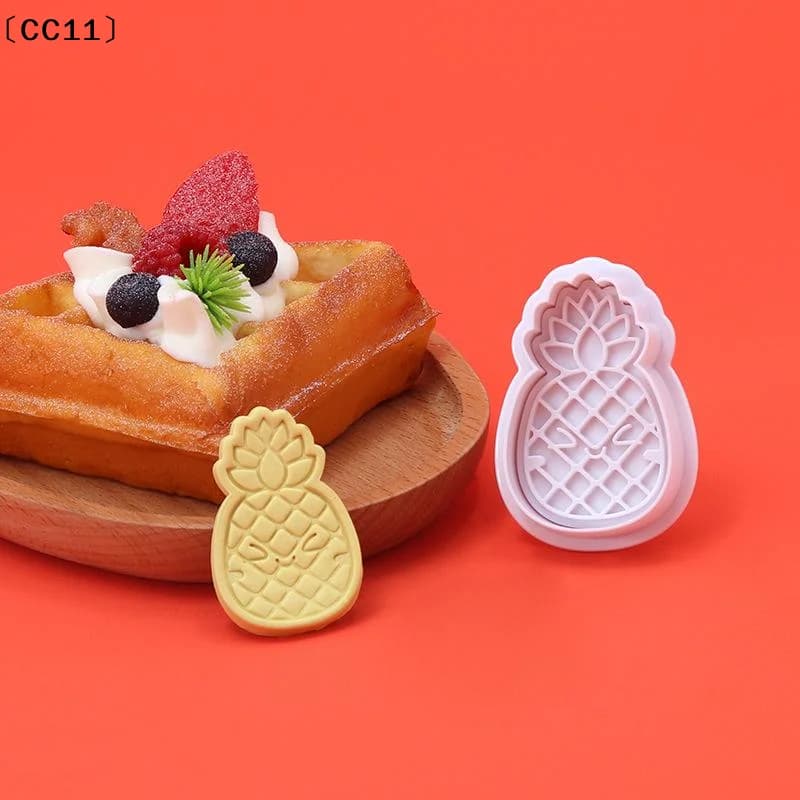 Set di formine per argilla a forma di ananas estivo, stampi in plastica riutilizzabili per orecchini in argilla polimerica fatti a mano e lavori fai da te〔CC11〕