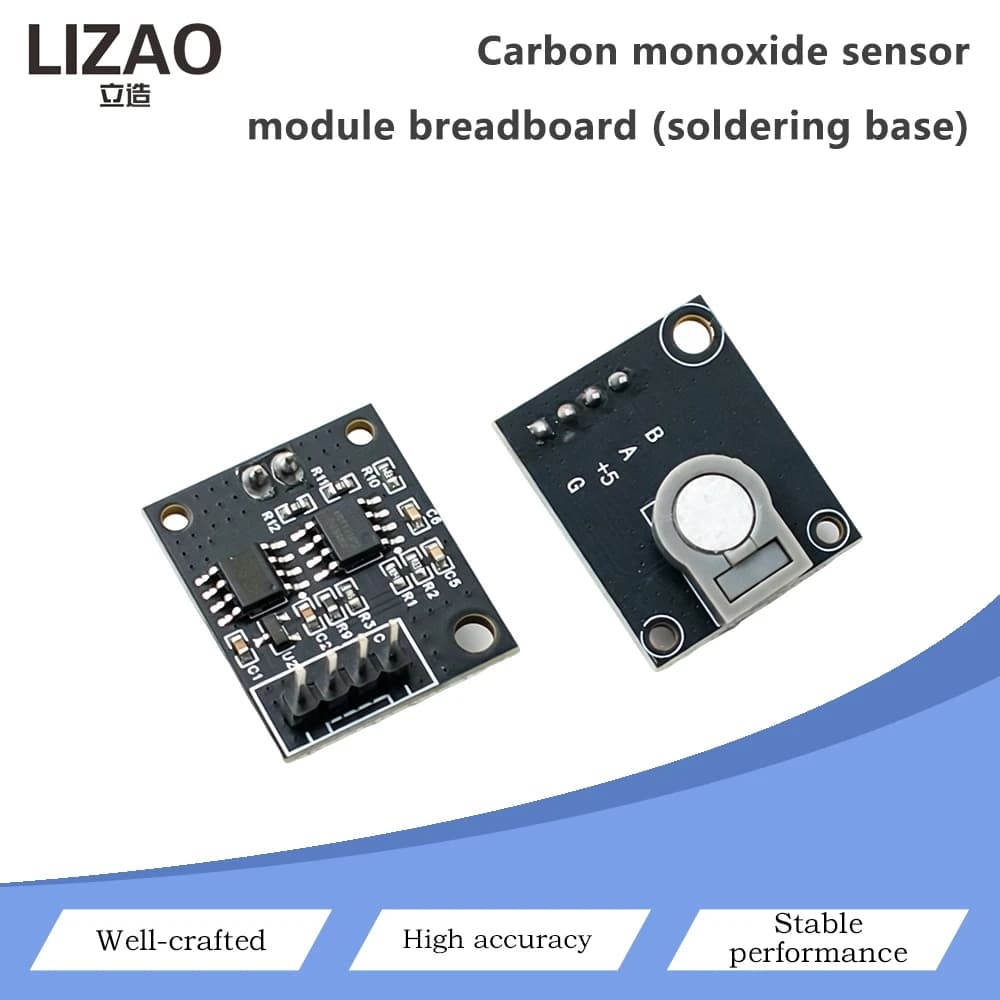 ZY-2P Carbon Monoxide Sensor Module CO Gas Detector Sensor Breakboard Base Soldering Module For Environmental Monitoring