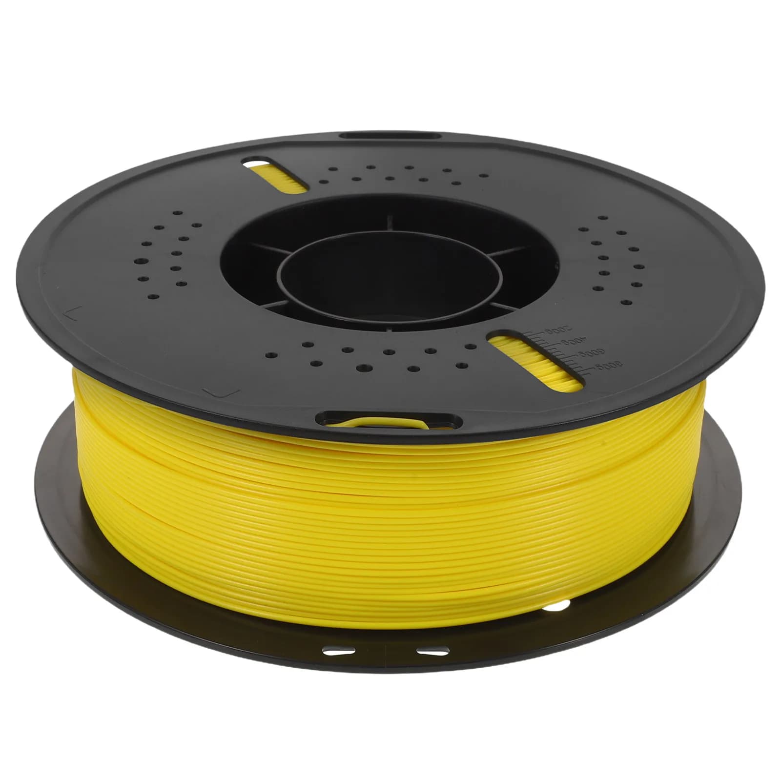 1 PLA Filament Roll 1,75mm Yellow for 3D Printer, High Precision, Constant Extrusion and Fluid for Hobbies