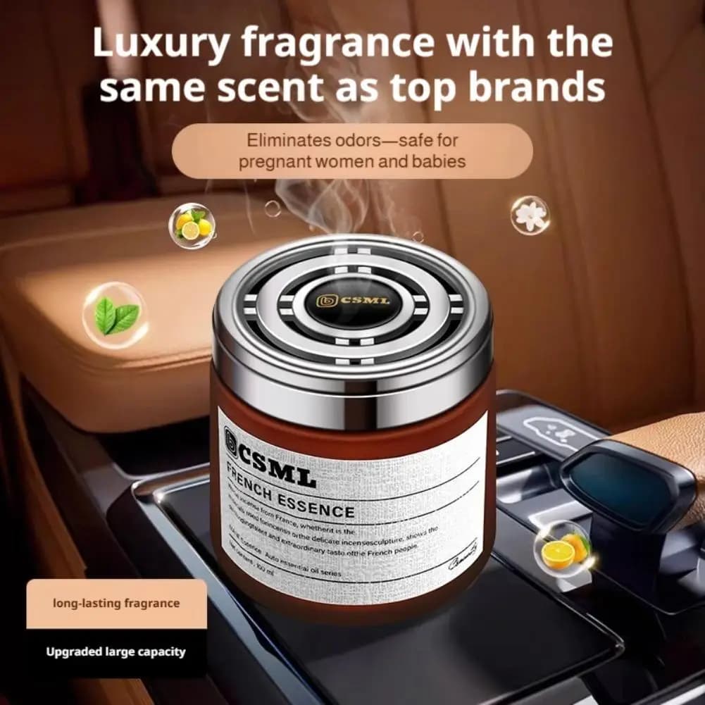 Car Air Freshener Aromatherapy Solid Balm Long Lasting Auto Perfume Diffuser Cologne Interior Accessories Car Odor Eliminator