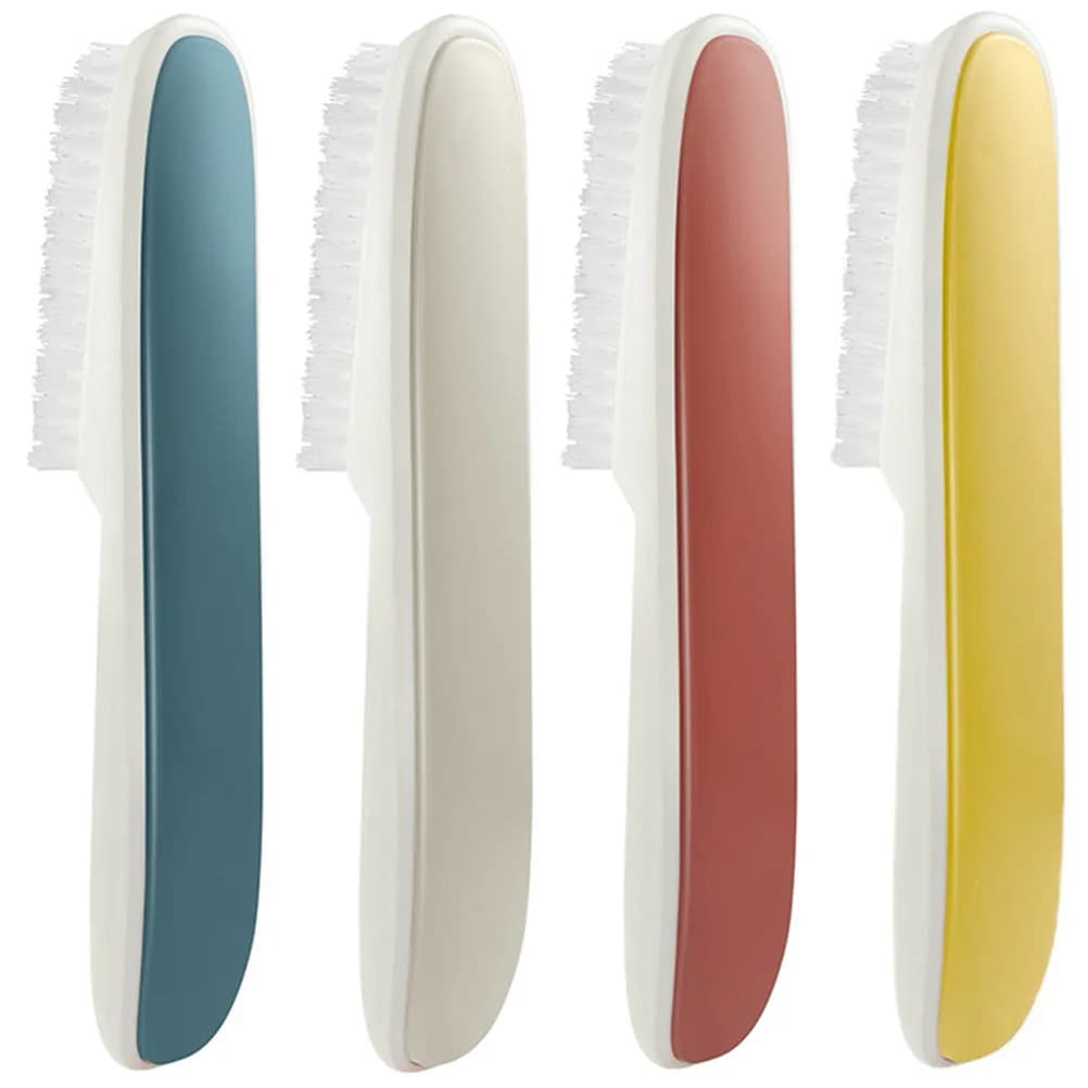 Set di 4 Spazzole per Bucato con Setole Morbide, Spazzola per Scarpe, Strumento Multifunzione per la Pulizia Domestica
