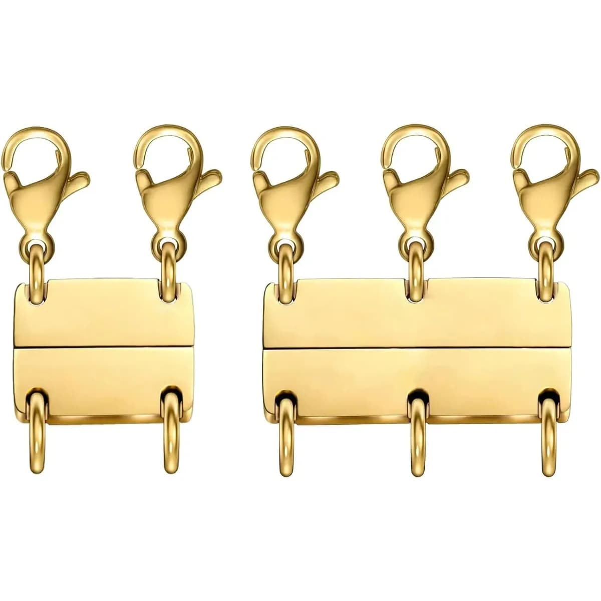 Chiusura Multipla per Collane a Strati, Separatore Magnetico per Collane in Oro, Connettore Magnetico Robusto per Gioielli a Strati