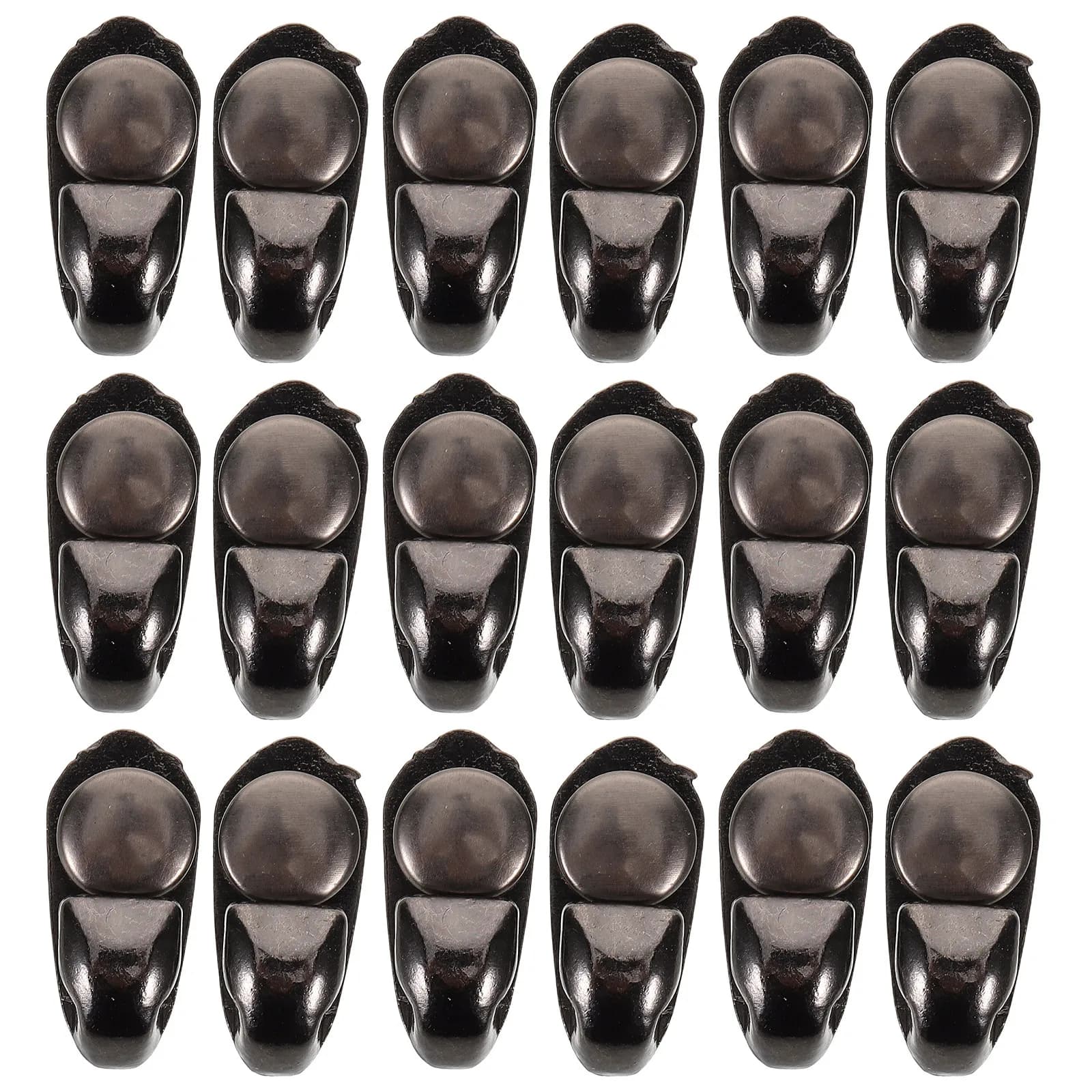 20Pcs Industrial Strength Metal Shoe Lace Buckle Set Boot Repair Hardware for Hiking Camping Climbing Outdoor Footwear