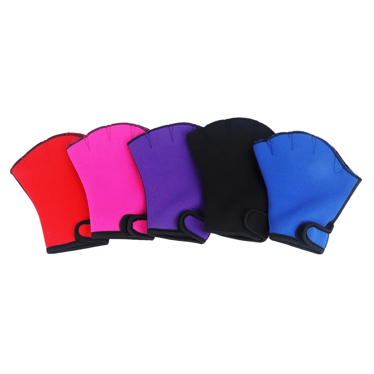 1 paio di guanti Aqua Guanti da nuoto con pagaia palmata Fitness Acqua Aerobica e Guanti da allenamento per resistenza al nuoto per uomini Donne Bambini