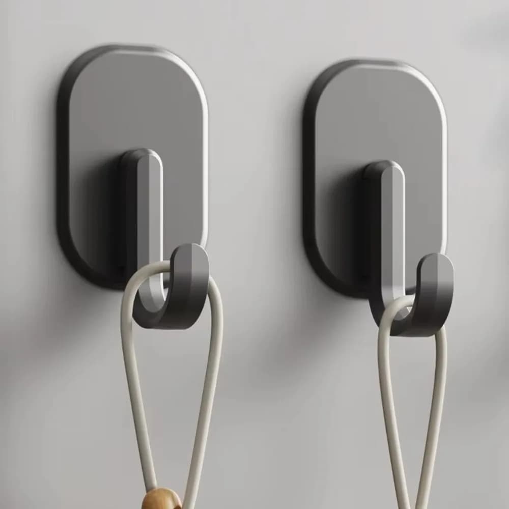 1/2/3/4PCS Strong Magnetic Magnetic Hook Key Hanger Heavy Duty Key Towel Storage Holder Multi-Purpose Wall-mounted Hook