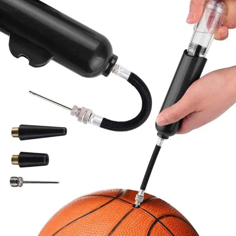 Pompa a mano Pompa ad aria portatile per calcio Pompa per pallone da calcio Pompa a mano per gonfiabili Pompe ad aria portatili per biciclette e calcio