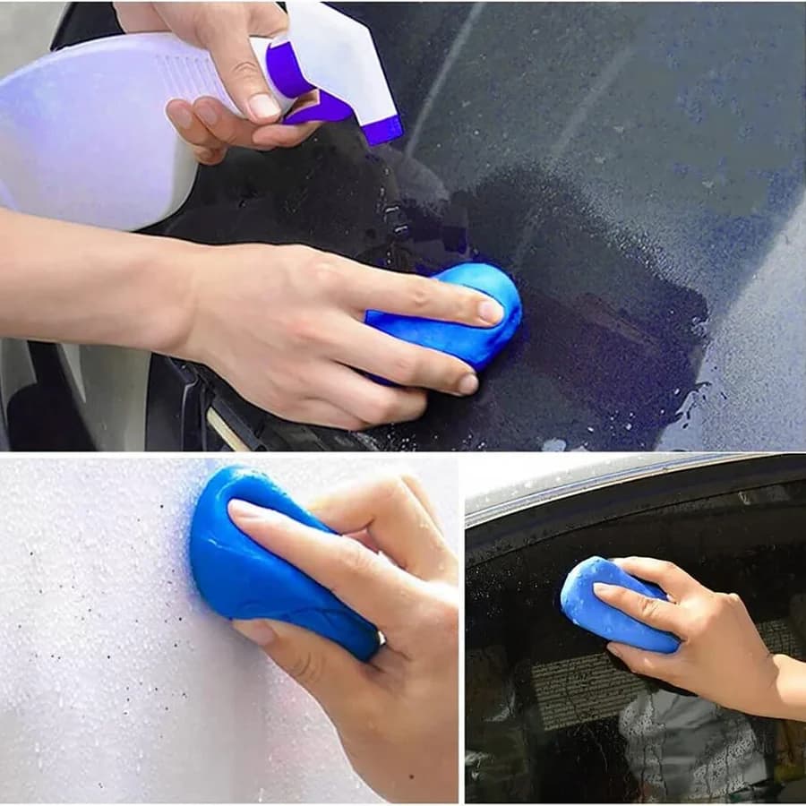 1 pz pulizia auto barra di argilla lavaggio fango dettagli auto ceretta lucidatura trattamento grado fine strumento di pulizia dettagli automatici