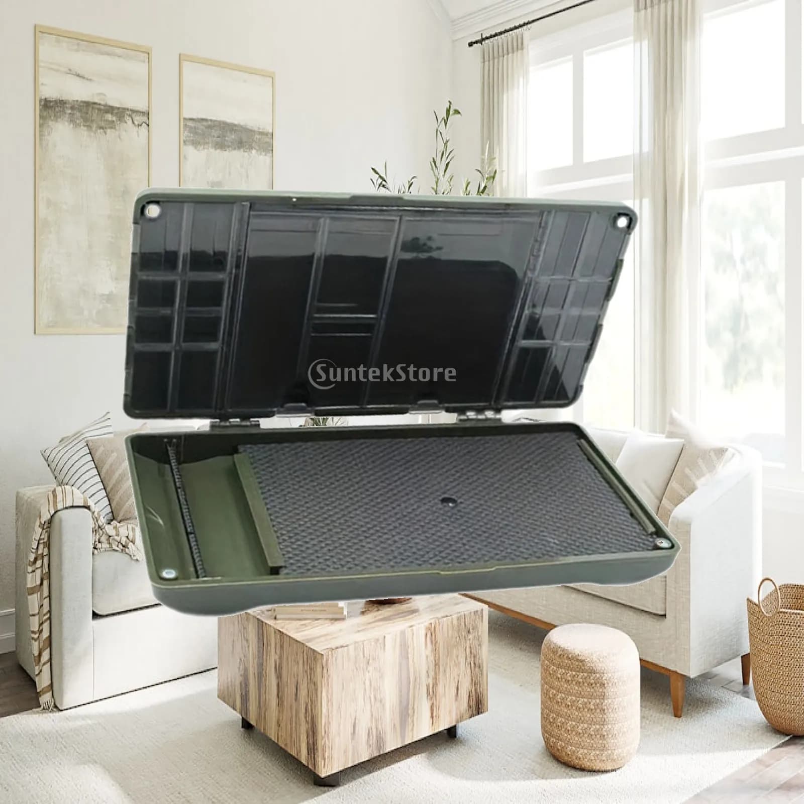 Lightweight Fishing Organizer Box Multi Compartment Tackle Case for Hooks Lures for Fishing Supplies