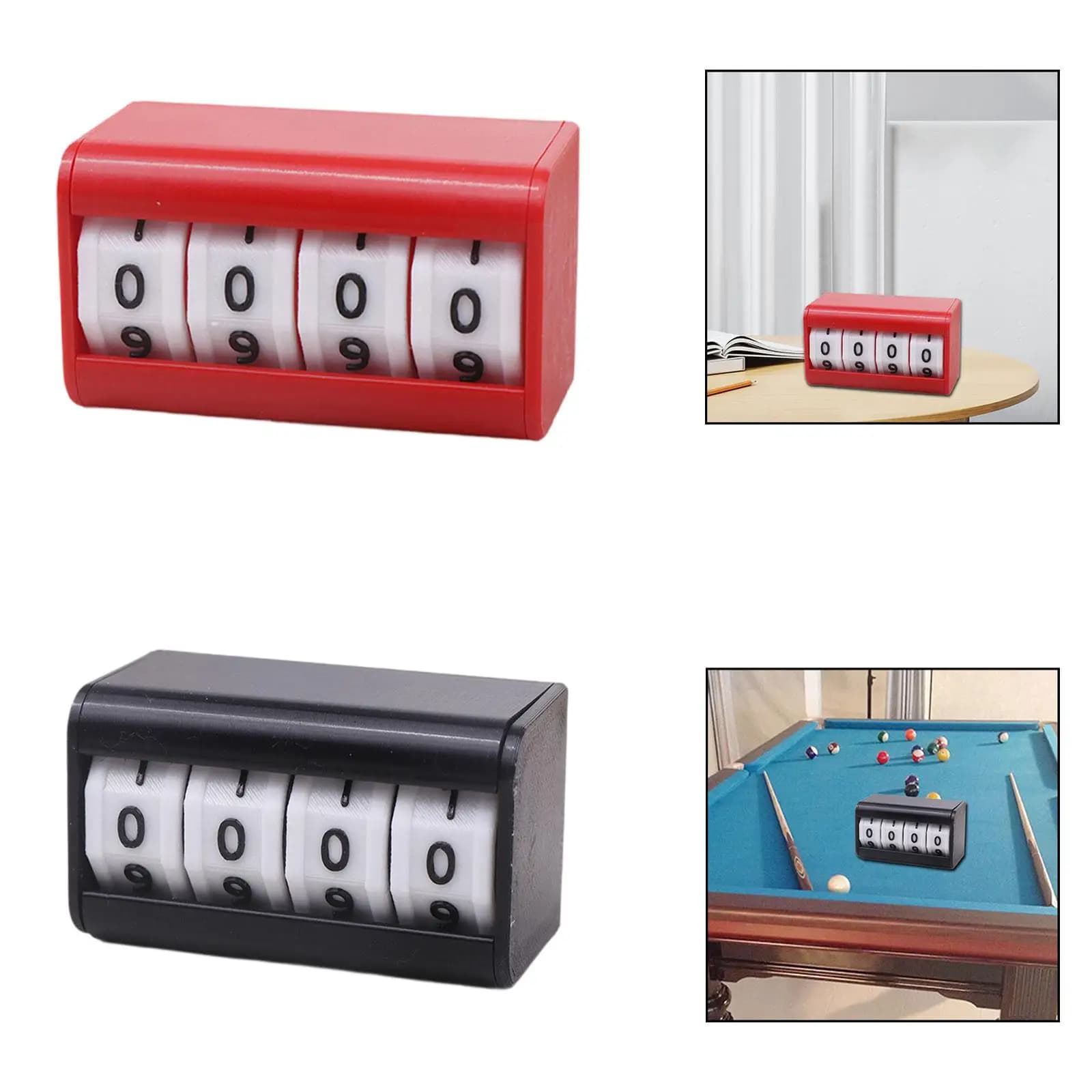 Billiard scoreboard, scoring device, multifunctional score counter for volleyball, badminton, baseball, sport