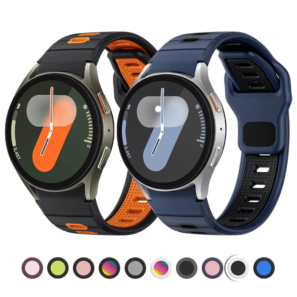 Cinturini senza spazi vuoti per Samsung Galaxy Watch 7 6 4 Classic 5 Pro 40mm 44mm Bracciale sportivo in silicone correa Galaxy watch 7 band