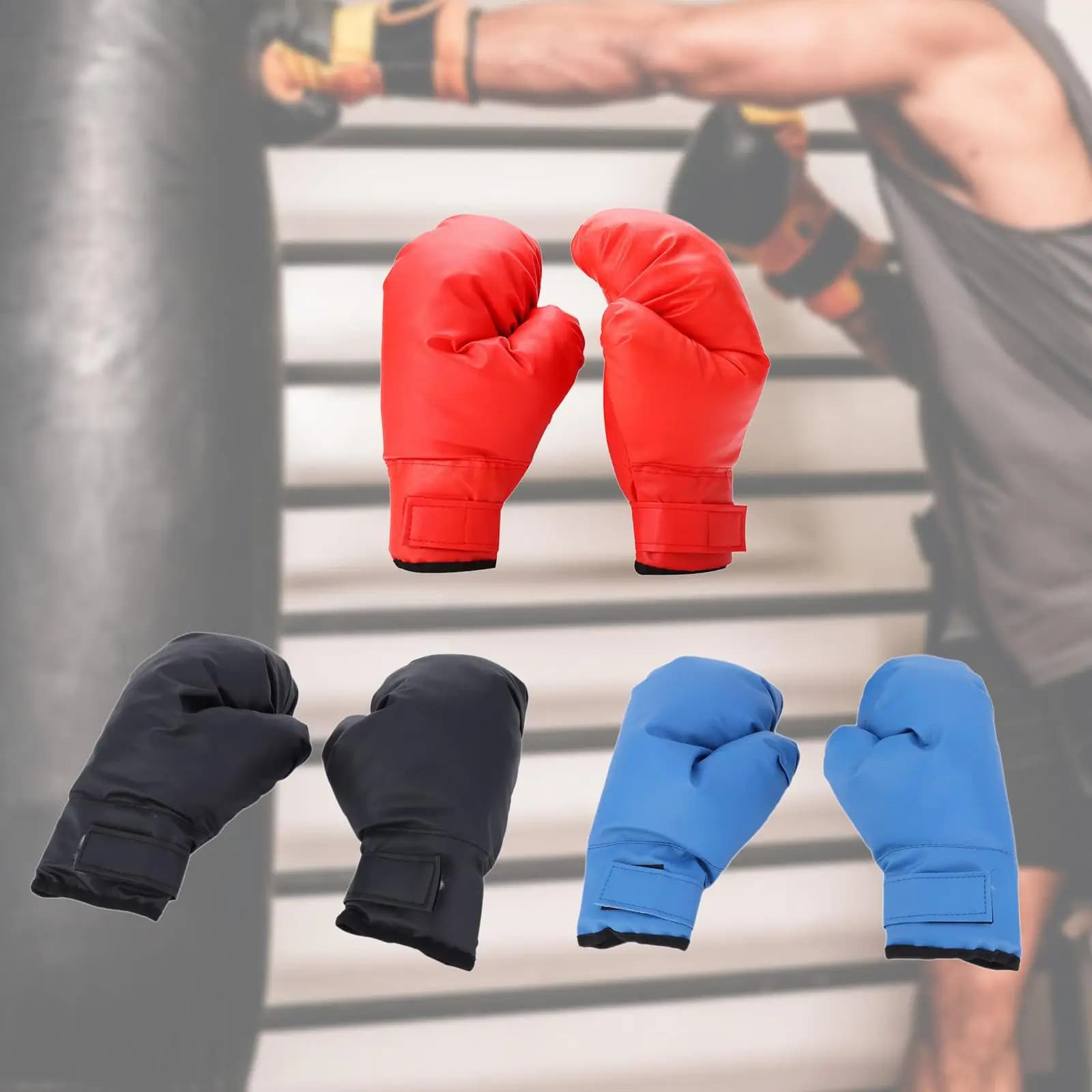 Boxing Gloves Professional Hands Protection Punching Bag Gloves for Karate Fighting Muay Thai Kickboxing Taekwondo Martial Arts
