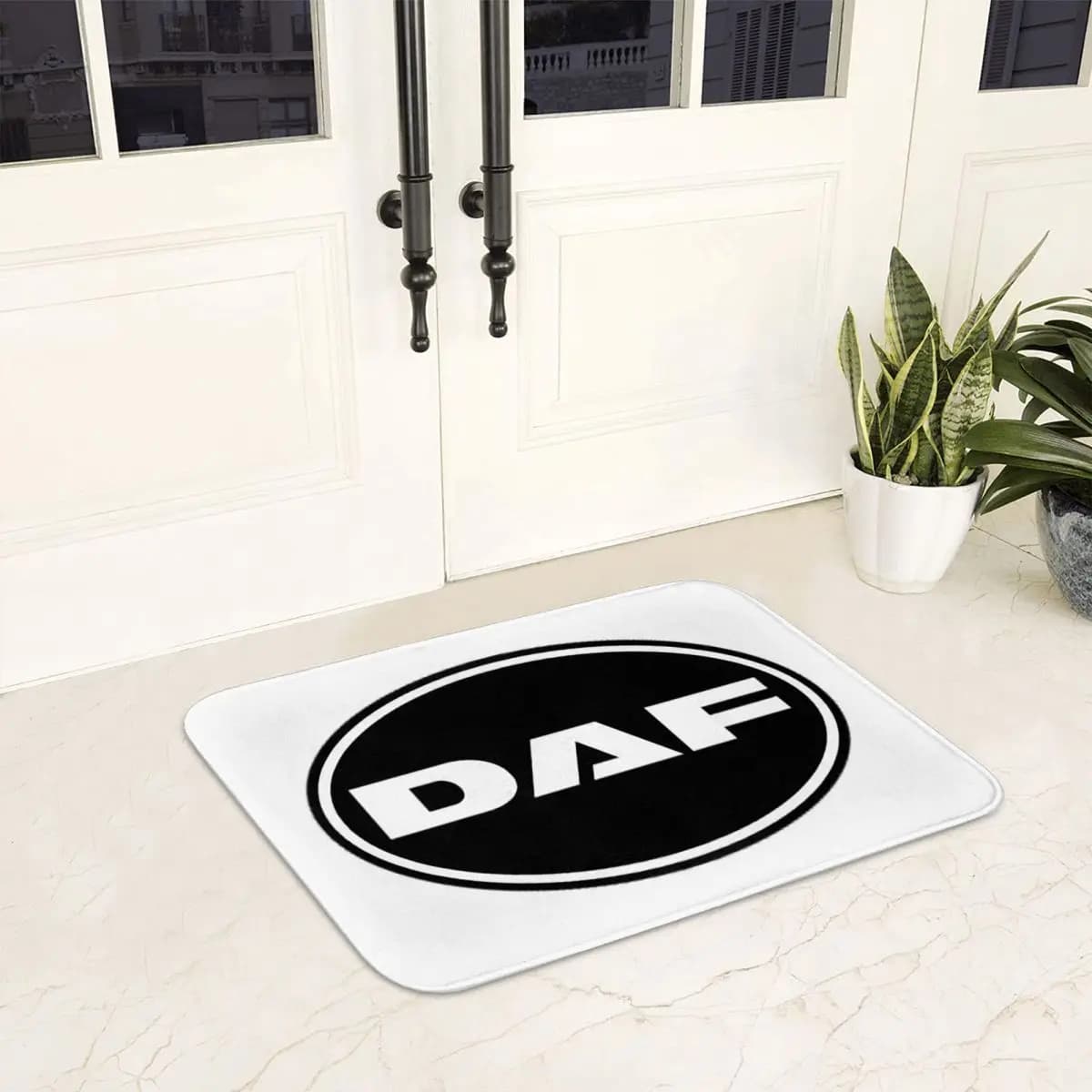 Daf Truck Logo Zerbino antiscivolo Tappetino Lavabile Tappeto per ingresso cucina Tappetini per balcone di casa