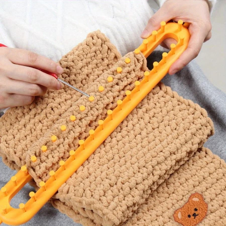 1 set sciarpa cappello artefatto per maglieria lana fatto a mano fai da te maglione lavorato a maglia pigro sciarpa per maglieria set di strumenti per sciarpa