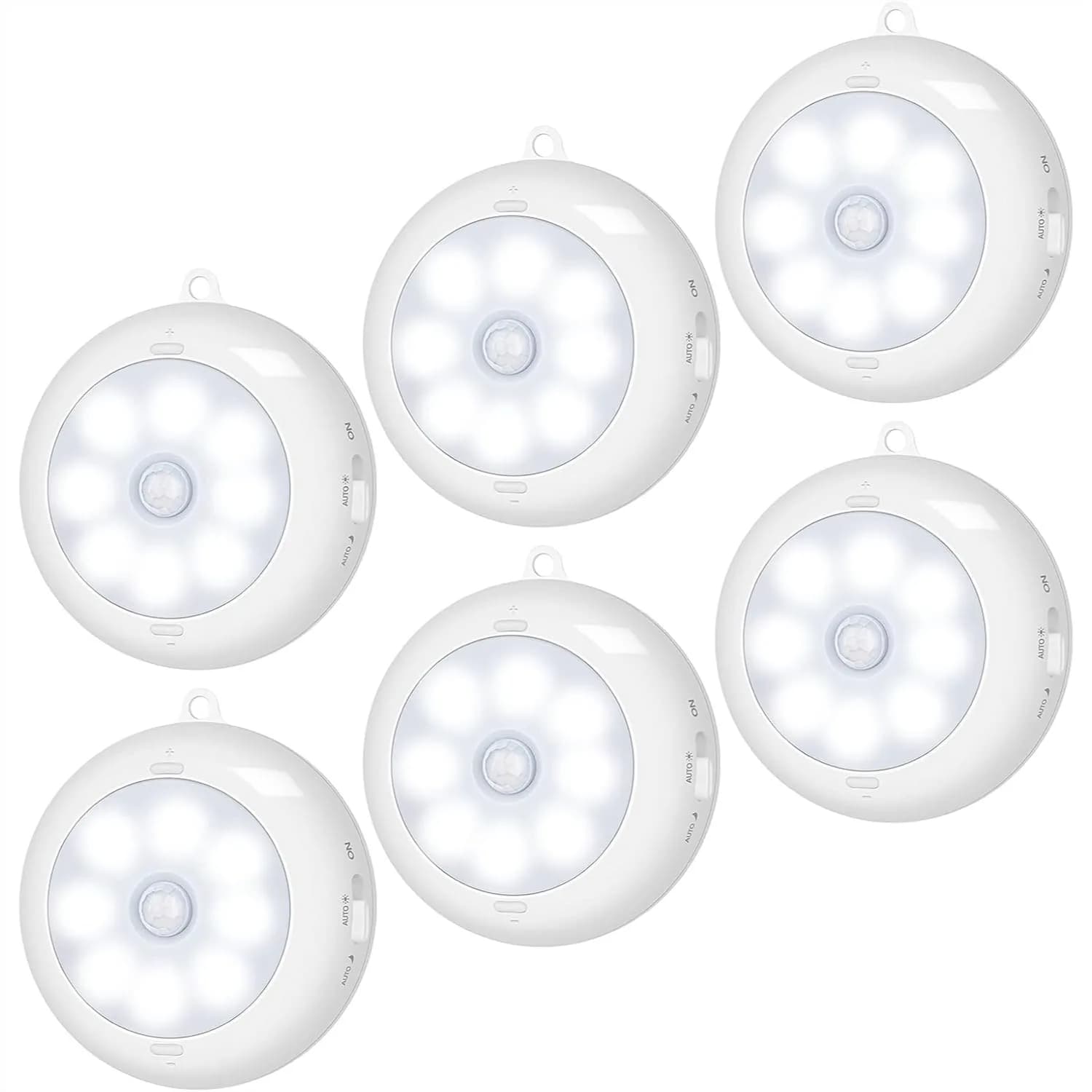 Luce con Sensore di Movimento per Interni, Luce Notturna LED Wireless, Illuminazione Sottopensile, Luci a Batteria per Armadio e Cucina