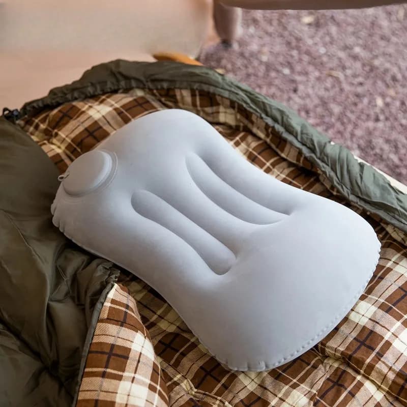 Cuscino gonfiabile comodo portatile Cuscino da campeggio Cuscino da piscina Cuscino per auto ultra morbido per cuscino di supporto lombare per il collo da campeggio