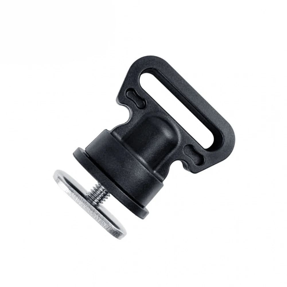 nylon rope hitch and slide track ring for kayak fishing boats and canoes designed for use with flat webbing and elastic