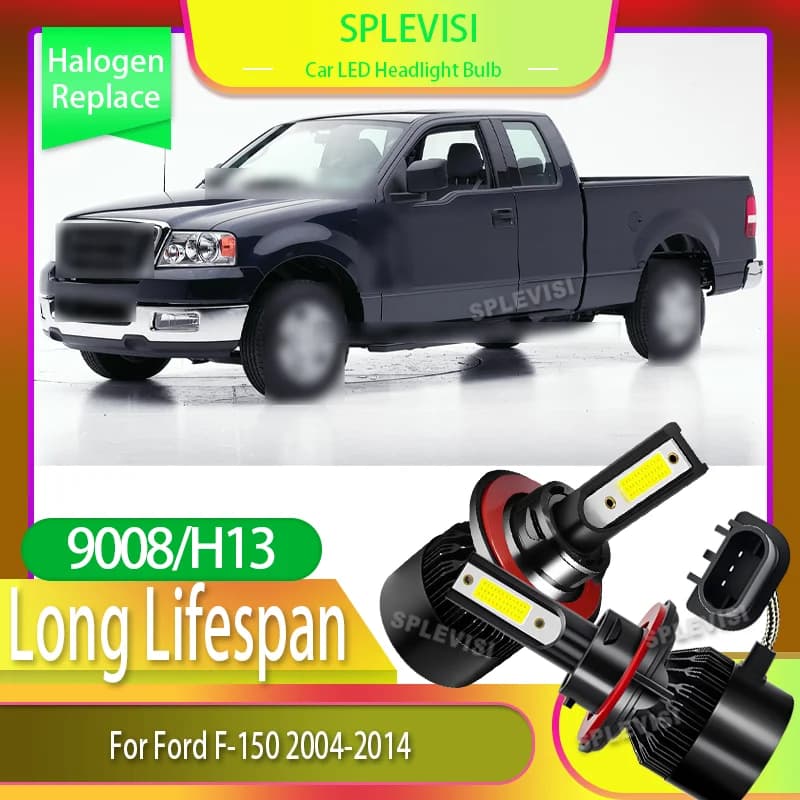 2 pz H13 Faro Auto Lampadine A LED Crystal Clear Visibilità Per Ford F-150 2004 2005 2006 2007 2008 2009 2010 2011 2012 2013 2014