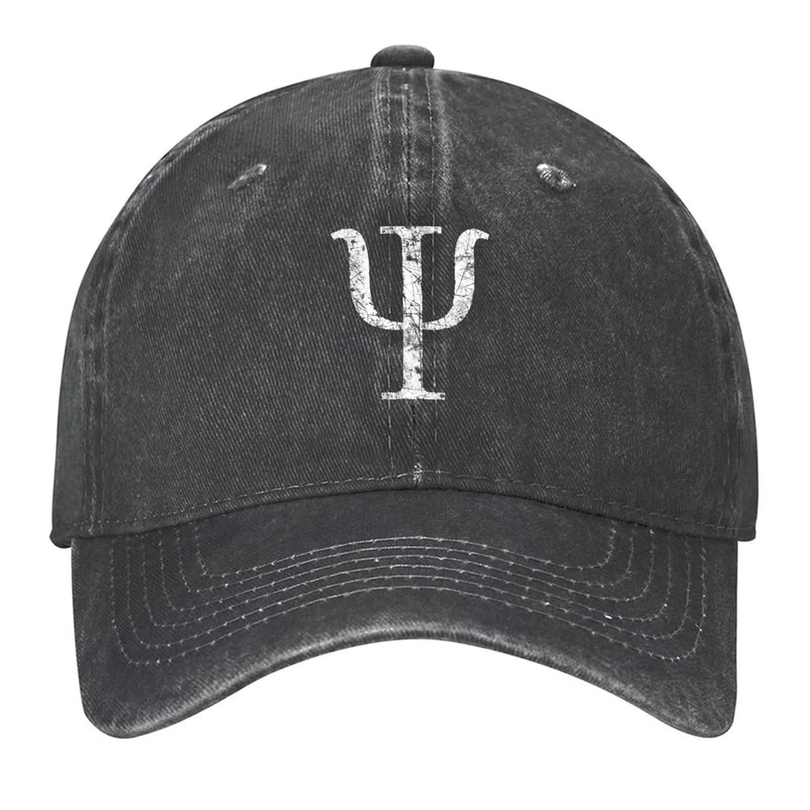Psi Lettera greca Simbolo Berretto da baseball stile grunge Berretto militare da golf Uomo Cappello da palla selvaggia Cappello da golf autentico per le donne 2025 Uomo