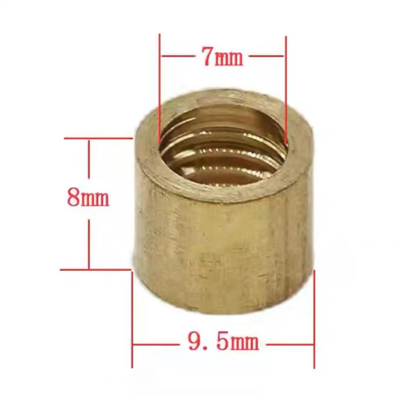 Kit di Riparazione per Puntali di Stecche da Biliardo in Ottone Leggero, Accessori per Fissaggio Punta Stecca, per Uso Snooker